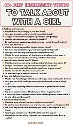 20 Things to Talk About with Your Crush