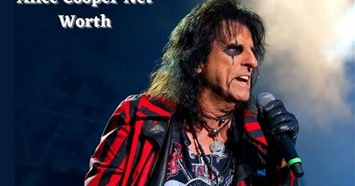 Alice Cooper Net Worth, Income, Salary, Earnings, Biography