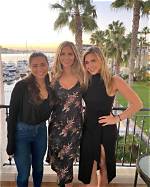 Amy Kaitlin Crawford and Jenna Crawford- Brandon Crawford Siblings