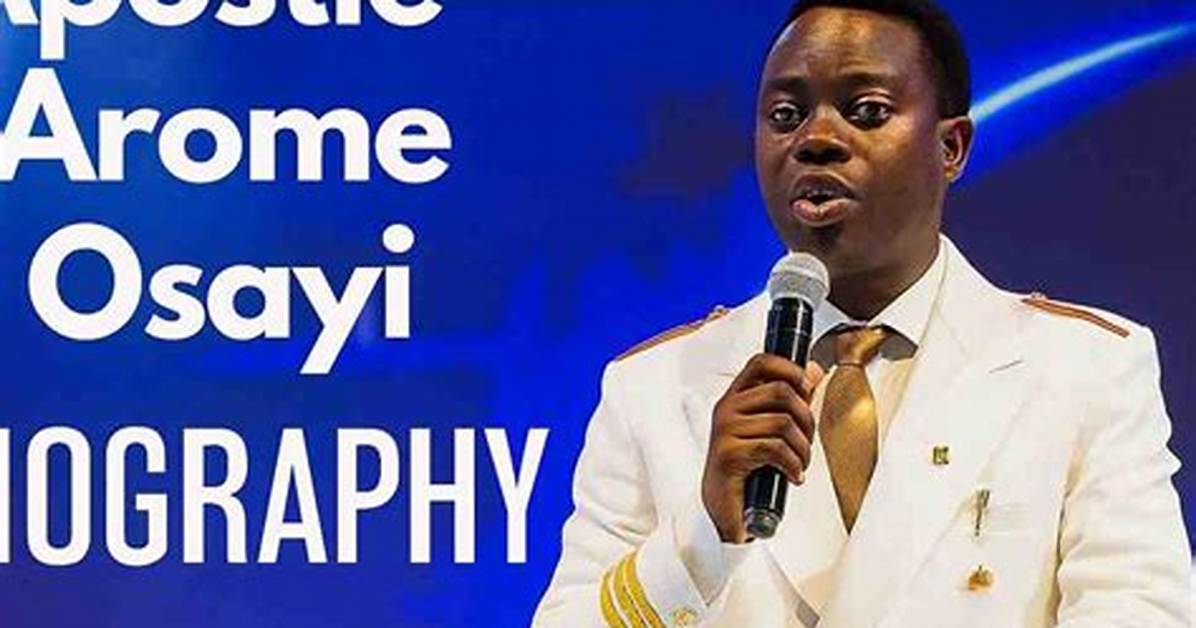 Apostle Arome Osayi Biography: Wikipedia, Age, Sermon, Books & Pictures