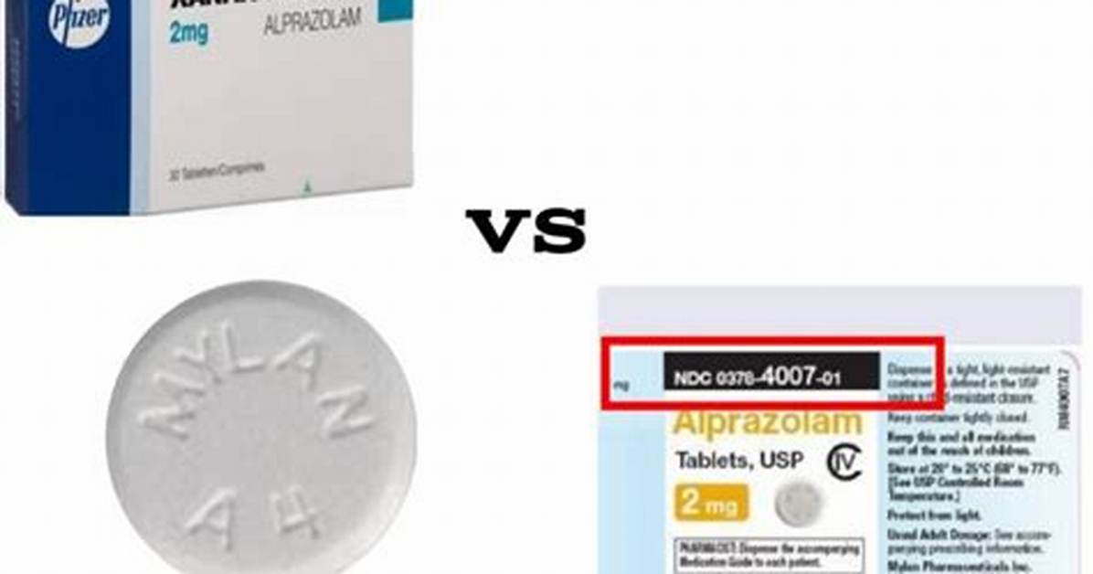 Are Mylan A4 the Same as Xanax