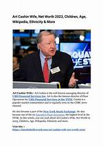 Art Cashin Wikipedia, Age and Net Worth: How Rich Is Cnbc Director, Floor Operations?