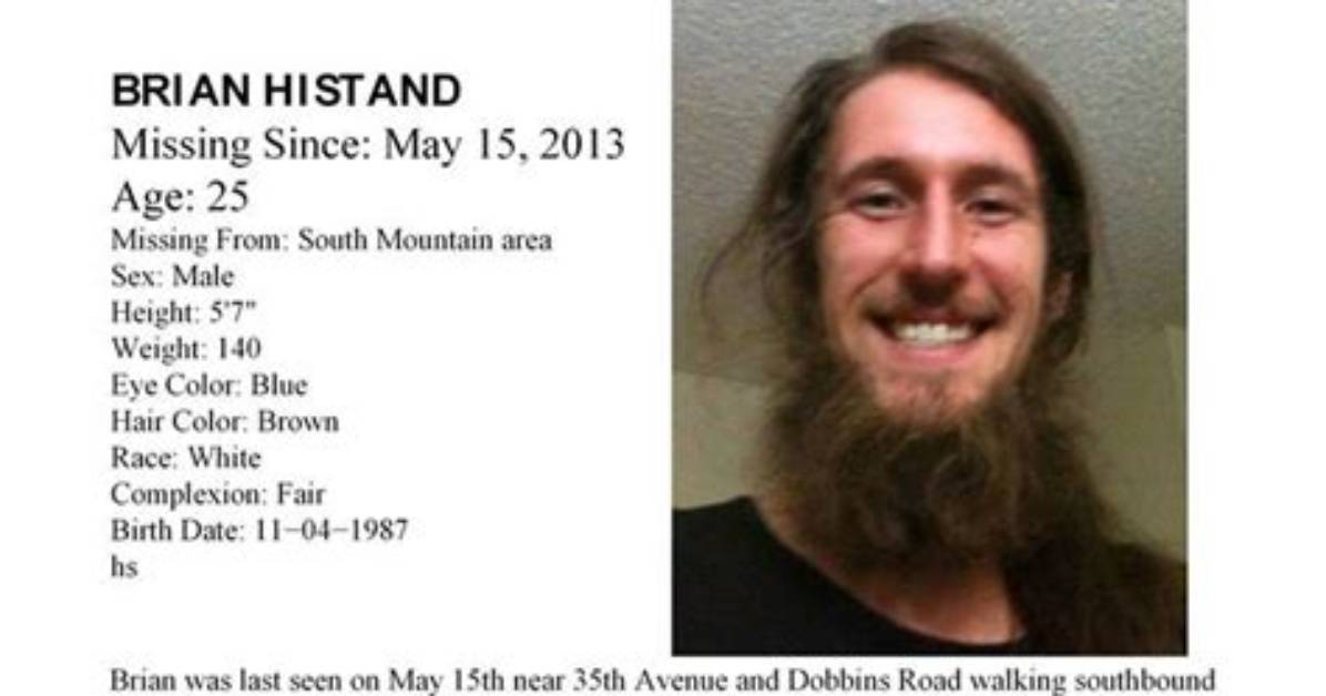 Brian Histand Mother Tracey Histand: Robert Hoagland Missing Update