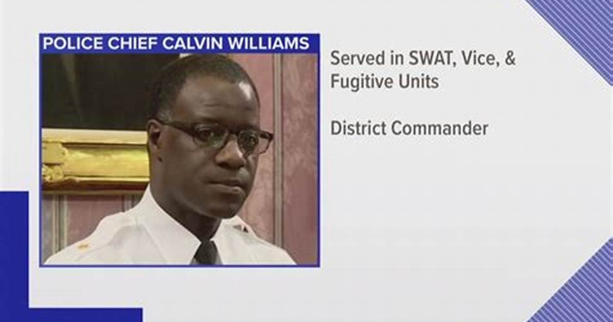 Calvin Williams (Chief of Police) Bio, Wiki, Age, Height, Wife, Net Worth, Salary and Children