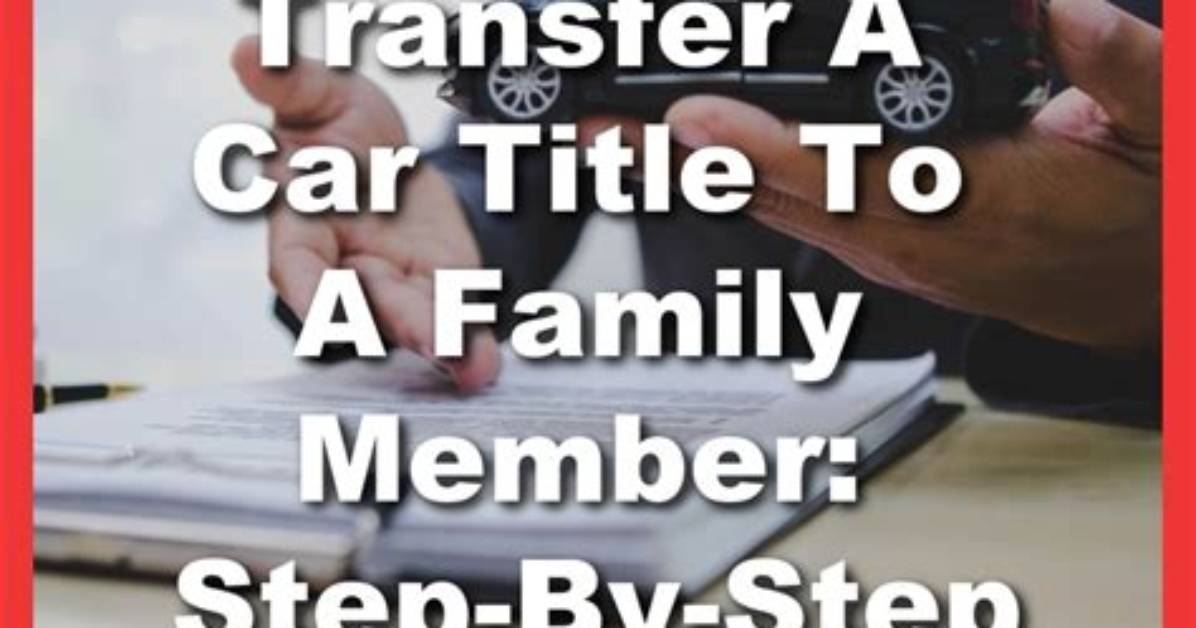 Can I Transfer a Car Title at Aaa California
