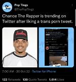 Chance the Rapper Is Chastised on Twitter for His Social Media Activities