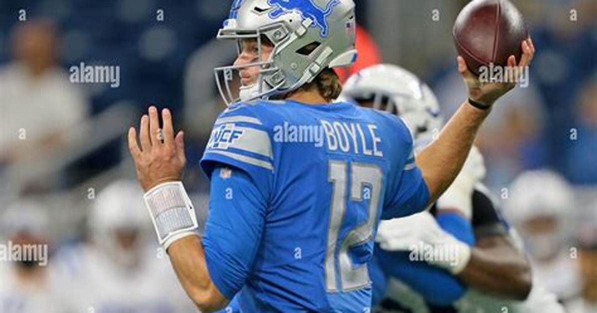 Detroit Lions: Tim Boyle Salary and Net Worth: His Family Ethnicity and Religion