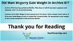Did Matt Mcgorry Gain Weight for Archive 81? How Did He Get So Fat?