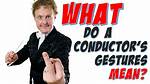 Do Conductors Hand Movements Mean Anything