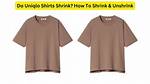 Do Uniqlo Tees Shrink