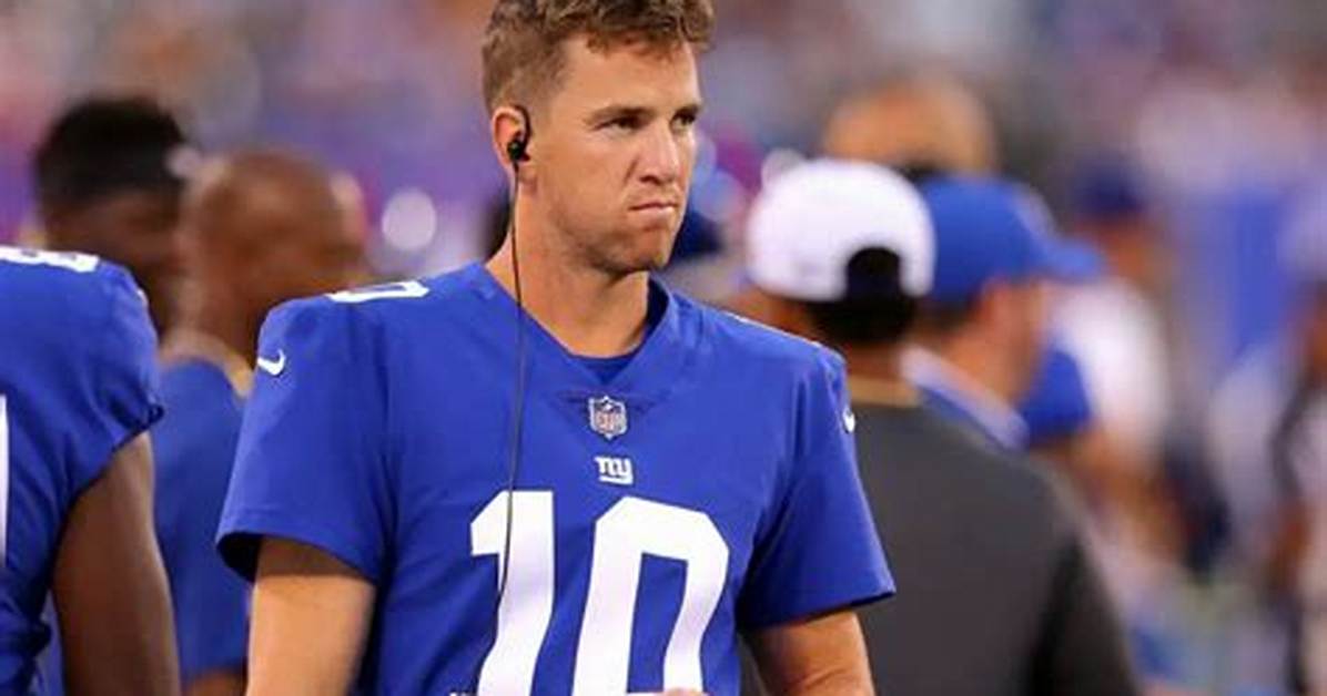Eli Manning Height, Weight, Net Worth, Age, Birthday, Wikipedia, Who, Nationality, Biography
