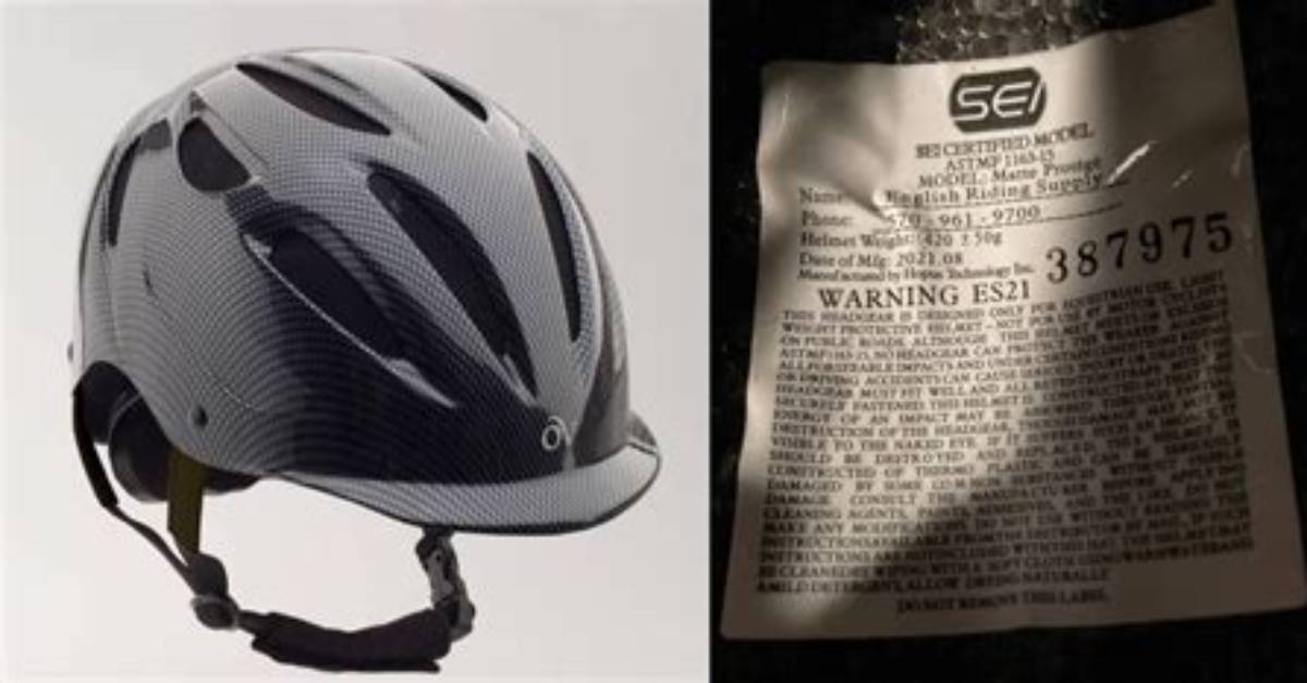 Equestrian Helmets Recall: Reason, Refund, and All You Need to Know