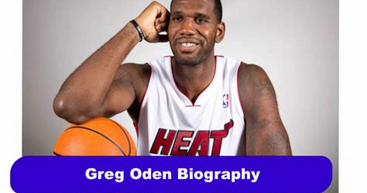 Greg Oden’s Net Worth, Biography, Fact, Career, Awards and Life Story