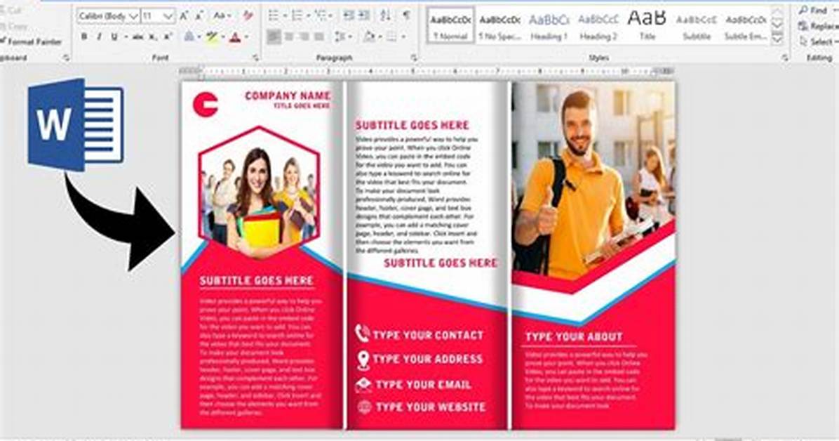 How Do I Make a Leaflet Template in Powerpoint
