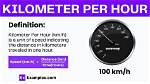 How Fast Is 100 Kilometers per Hour