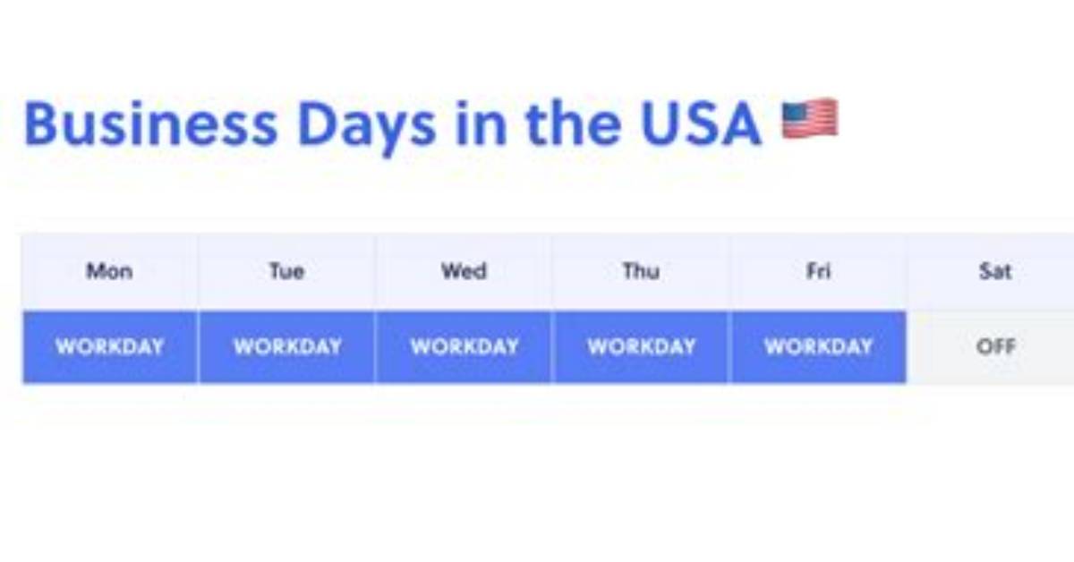 How Long Is 3 7 Business Days