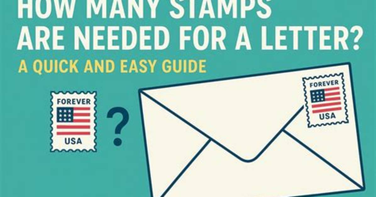 How Many Stamps Go on a Letter