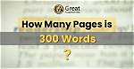 How Many Words in a 300 Page Book
