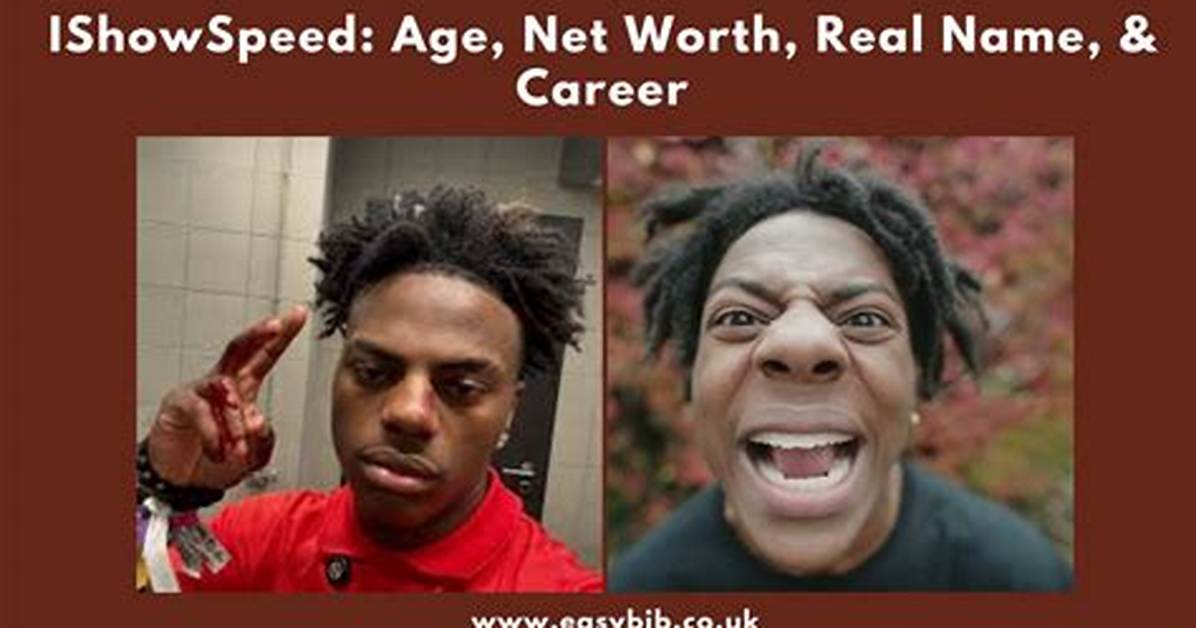 How Old Is Ishowspeed? Age and Real Name Revealed
