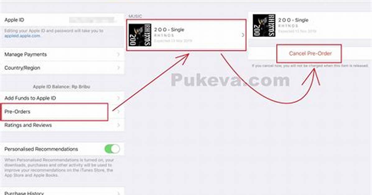 How to Cancel a Preorder on Itunes