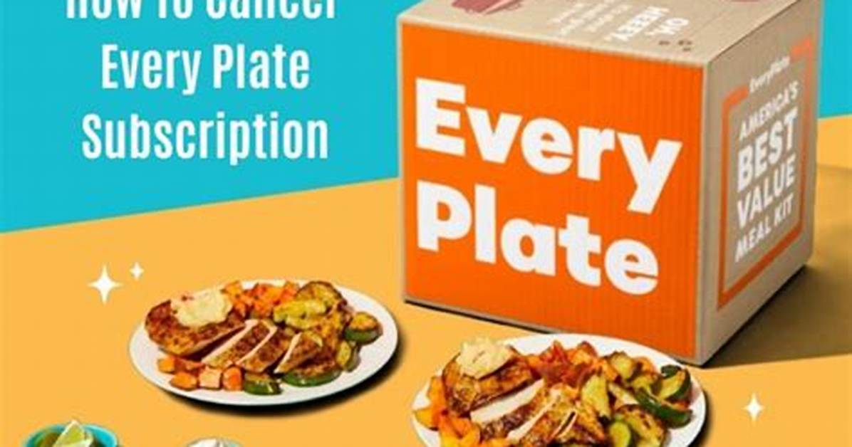How to Cancel Every Plate