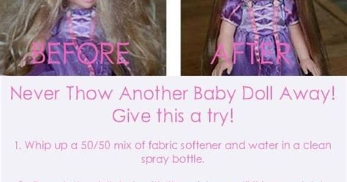 How to Clean Doll Hair