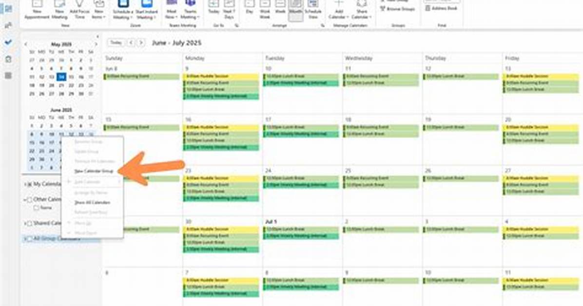 How to Create a Group Calendar in Outlook