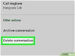 How to Delete Google Hangouts