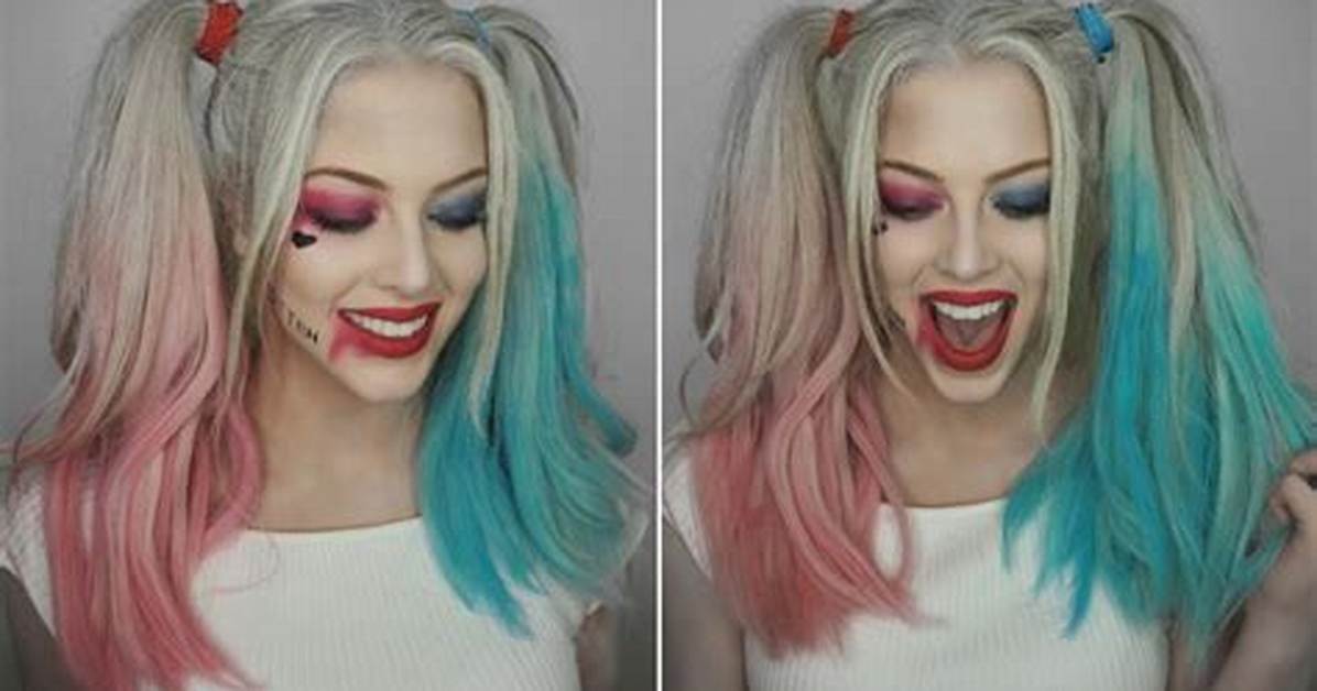 How to Do Harley Quinn Makeup