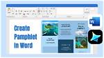 How to Make a Pamphlet on Word