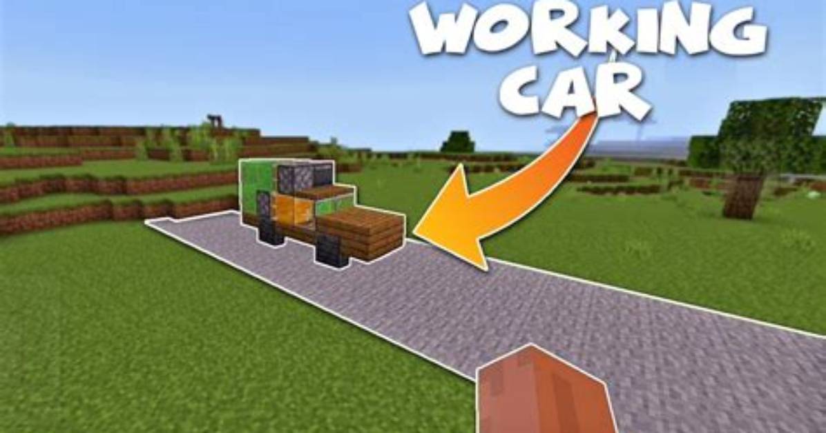 How to Make a Working Car in Minecraft