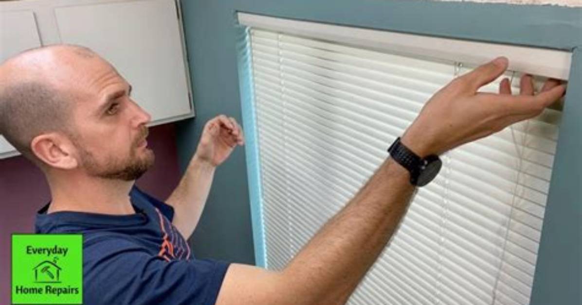 How to Remove Levolor Blinds