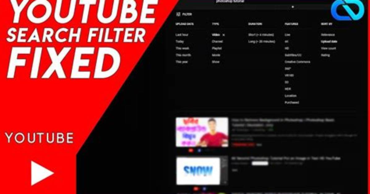 How to Remove Search Filters on Youtube