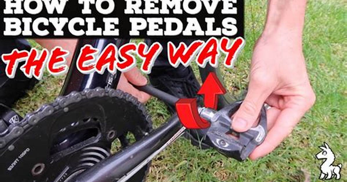 How to Remove Shimano Pedals