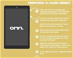 How to Reset Onn Tablet