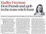 Is Hadley Freeman Trans? Details on Her Husband or Partner