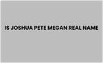 Is Joshua Pete the Real Name of Megan Thee Stallion? Gender Change Rumor Still Going on!