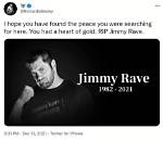 Jimmy Rave Cause of Death