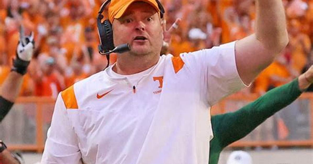 Josh Heupel Net Worth and Salary Breakdown as Tennessee Volunteers Coach