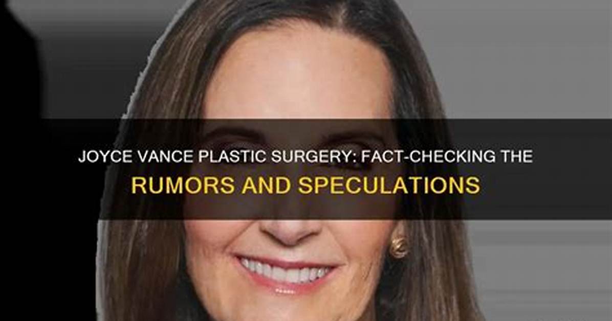 Joyce Vance Makeover: Has She Had a Neck Surgery?
