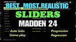 Madden 24 Auto Subs and Progression Regression Sliders