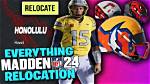 Madden 24 Relocation Uniform: Teams and Cities