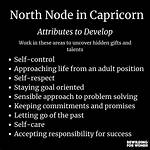 North Node in Capricorn
