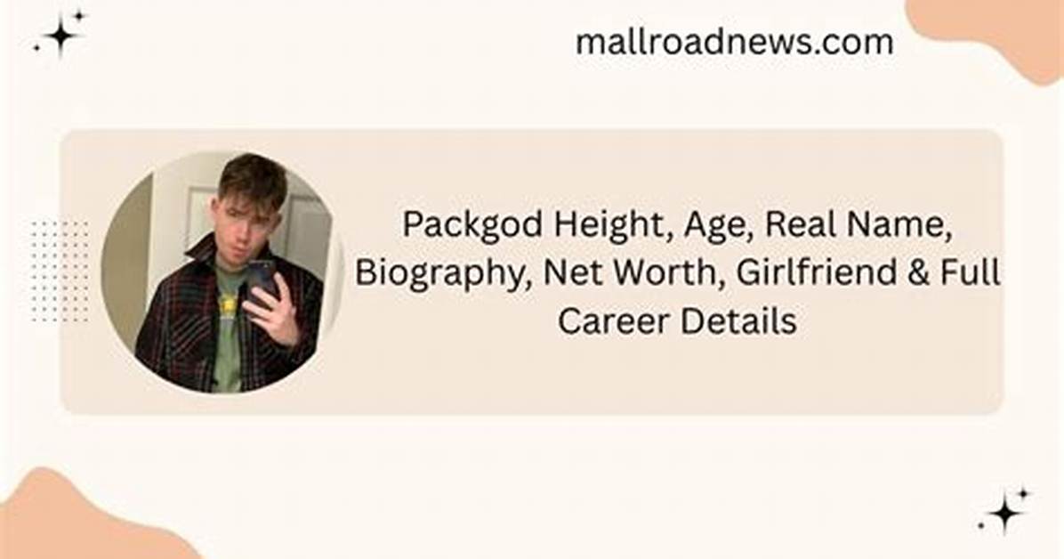 Packgod Bio, Height, Weight, Age, Career, Real Name, Facts