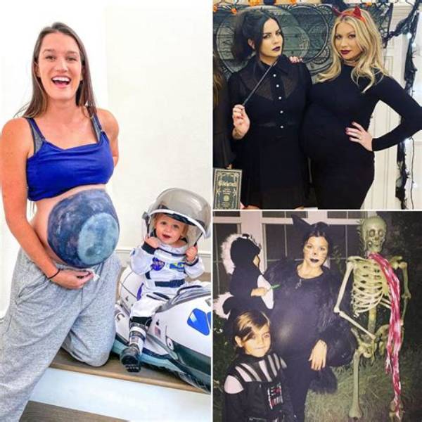 Pregnant Celebs in Baby Bump Halloween Costumes — Adorable Photos – Hollywood Life
