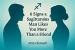 Sagittarius Man Likes You
