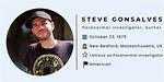 Steve Gonsalves Bio, Age, Height, Family, Wife, Ghost Hunters and Net Worth.