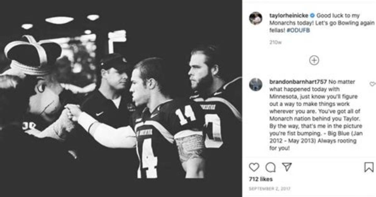 Taylor Heinicke Tattoo for His Dad – Who Are His Parents?