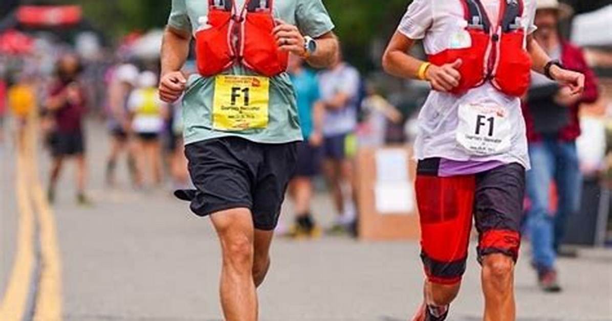 Ultramarathon Runner Courtney Dauwalter Husband Kevin Schmidt Runs in Bear 100 Race