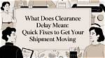 What Does Clearance Delay Mean Dhl